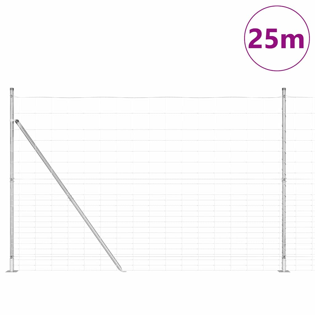 Fence Post Galvanized 25 x 1.6 m Steel
