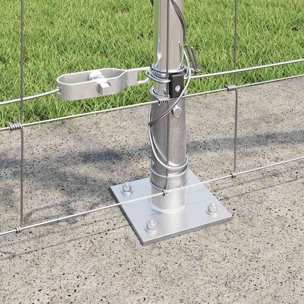 Welded Wire Fence with Concrete Base 50 x 0.8 m (W x H)