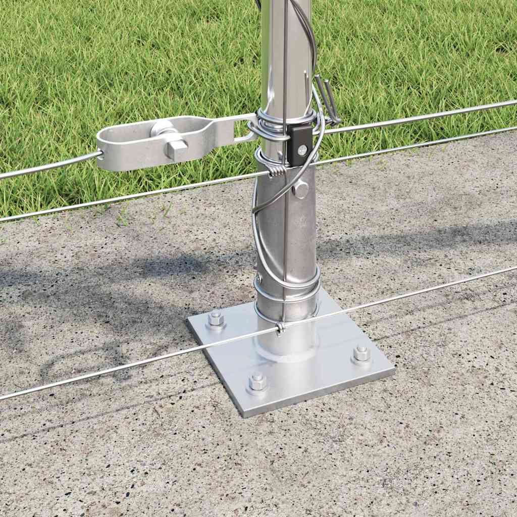 Welded Wire Fence with Concrete Base 50 x 0.8 m (W x H)