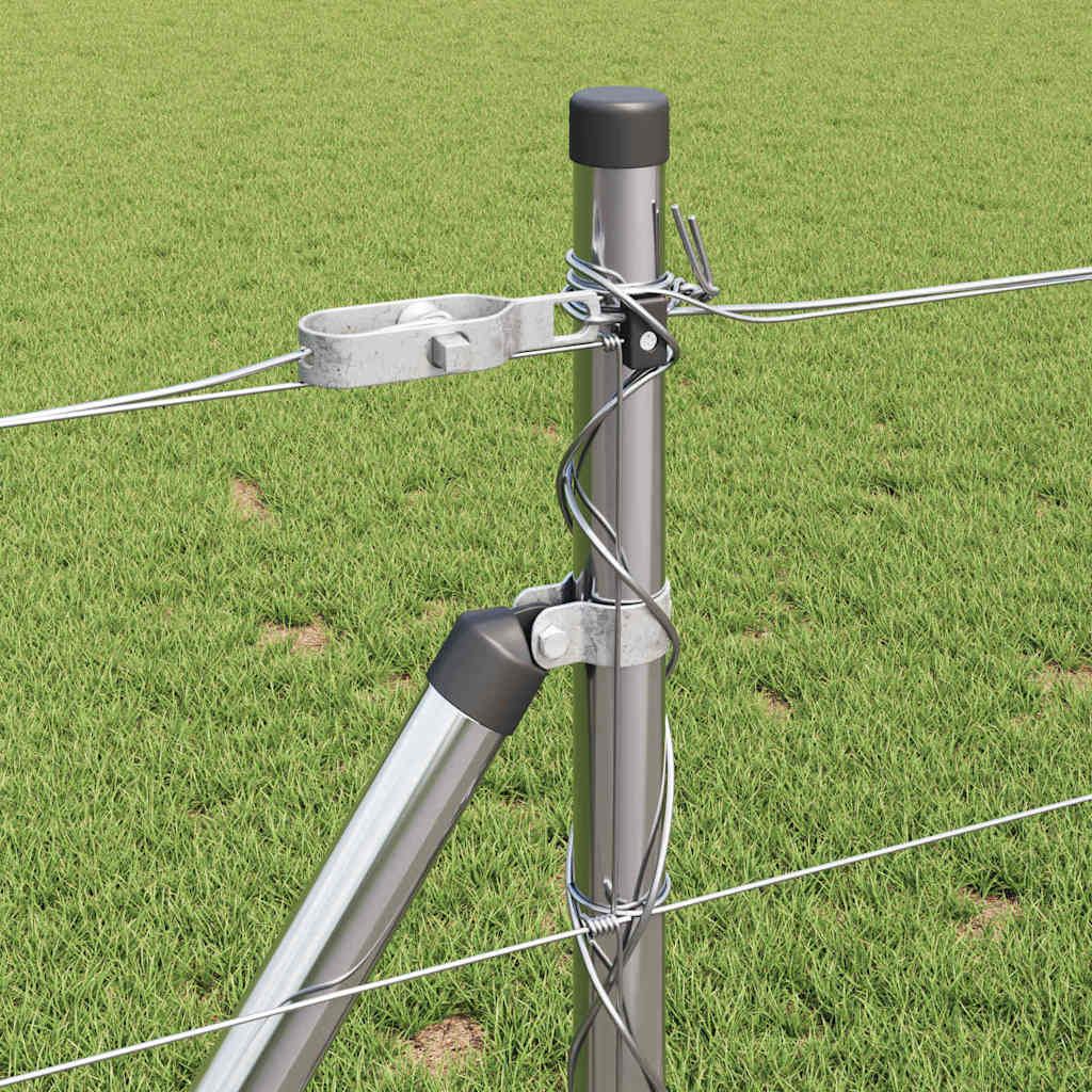 Welded Wire Fence with Concrete Base 50 x 0.8 m (W x H)