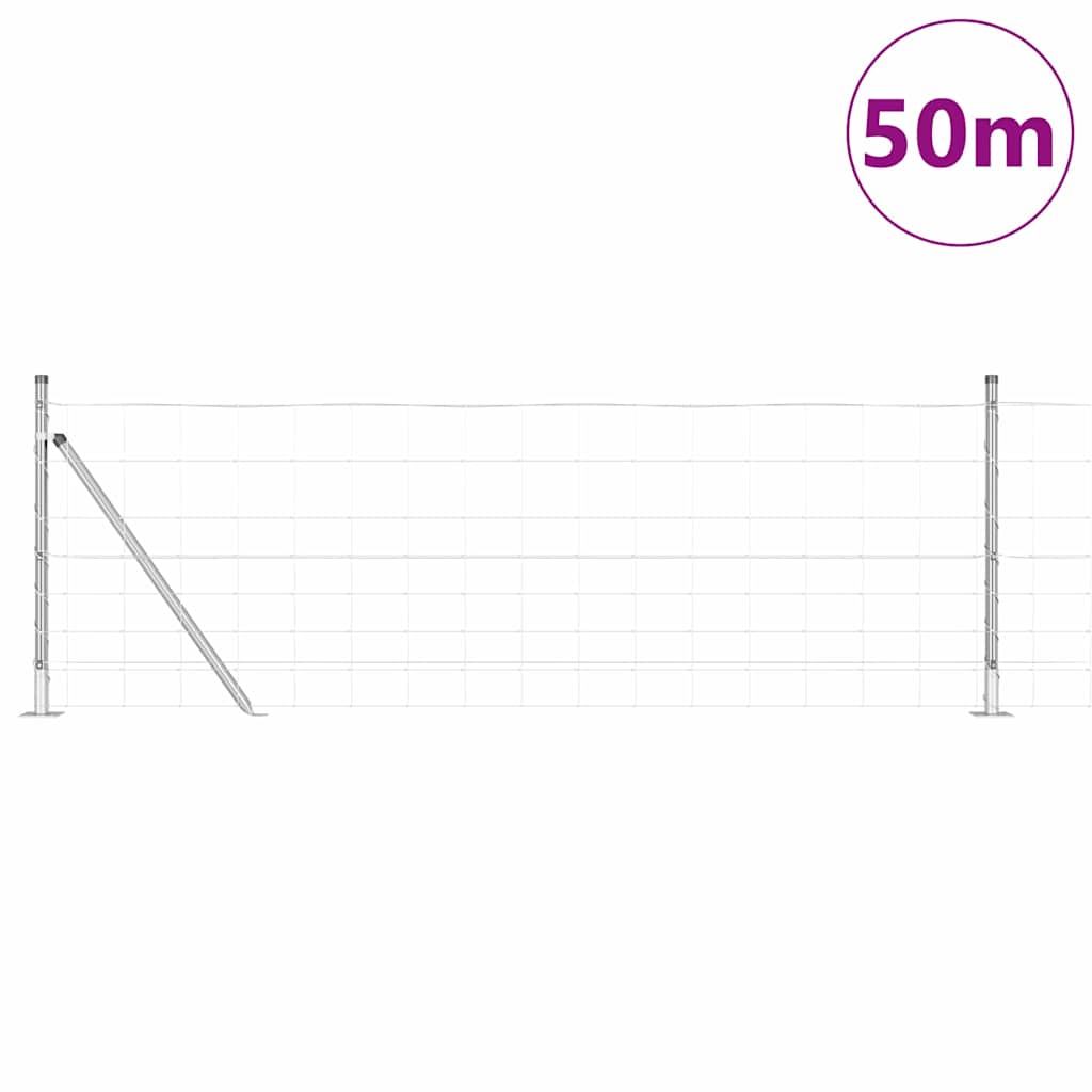 Fence Post Galvanized 50 x 0.8 m Steel