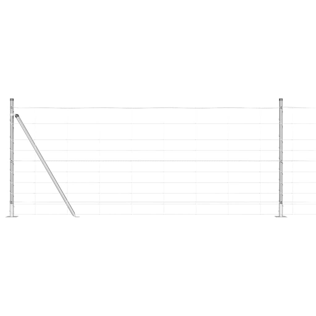 Fence Post Galvanized 50 x 1 m Steel