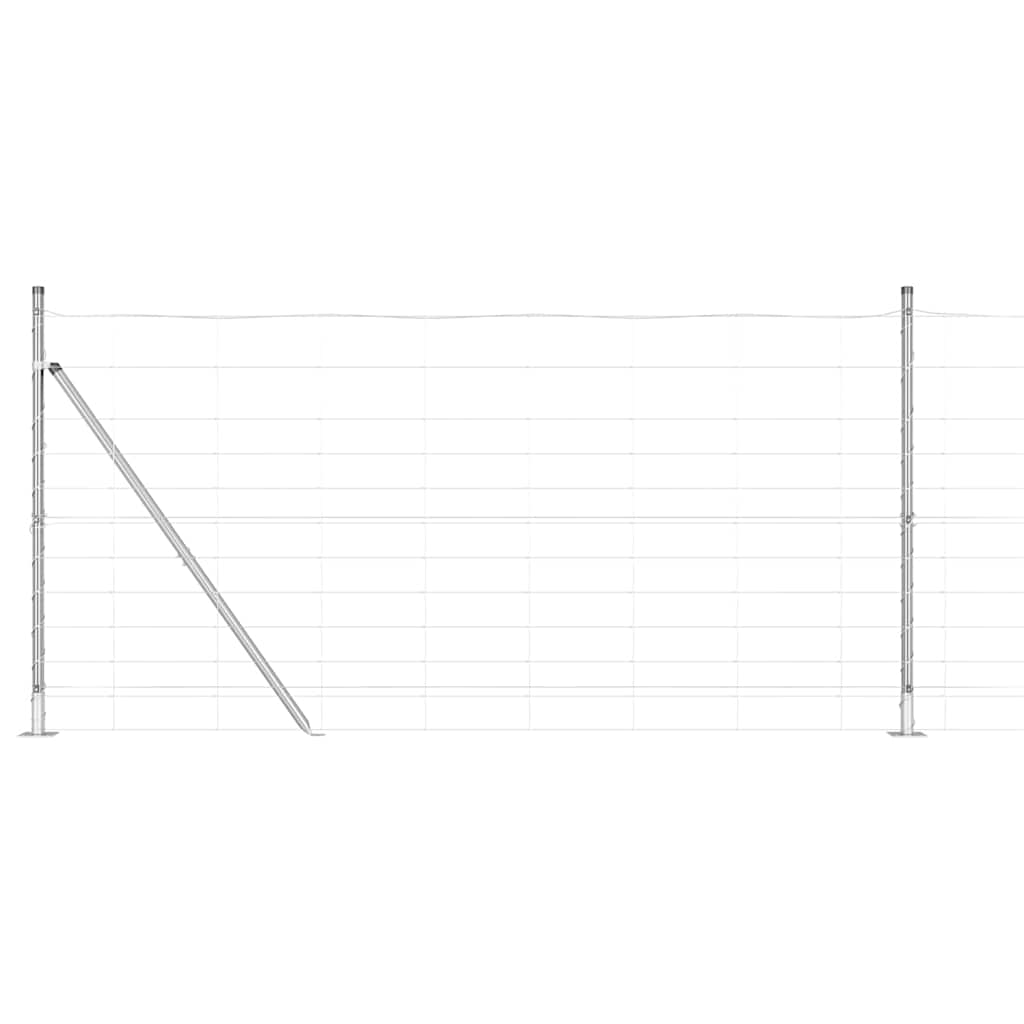 Welded Wire Fence with Concrete Base 50 x 1.2 m (W x H)