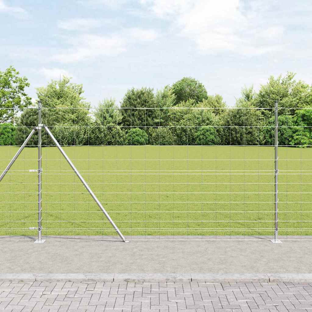 Welded Wire Fence with Concrete Base 50 x 1.4 m (W x H)