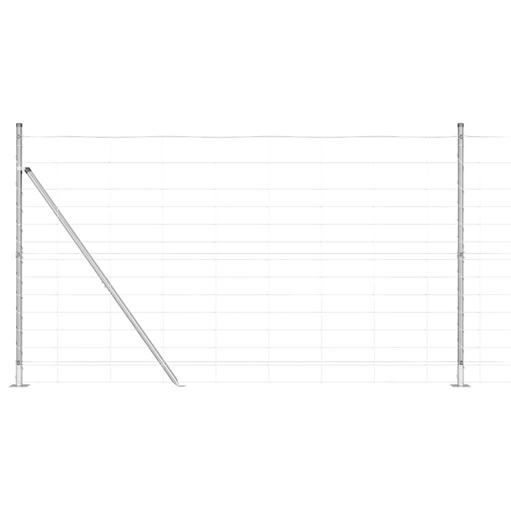 Welded Wire Fence with Concrete Base 50 x 1.4 m (W x H)