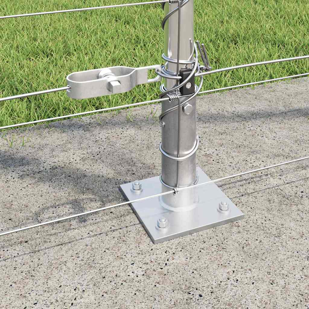 Welded Wire Fence with Concrete Base 50 x 1.5 m (W x H)