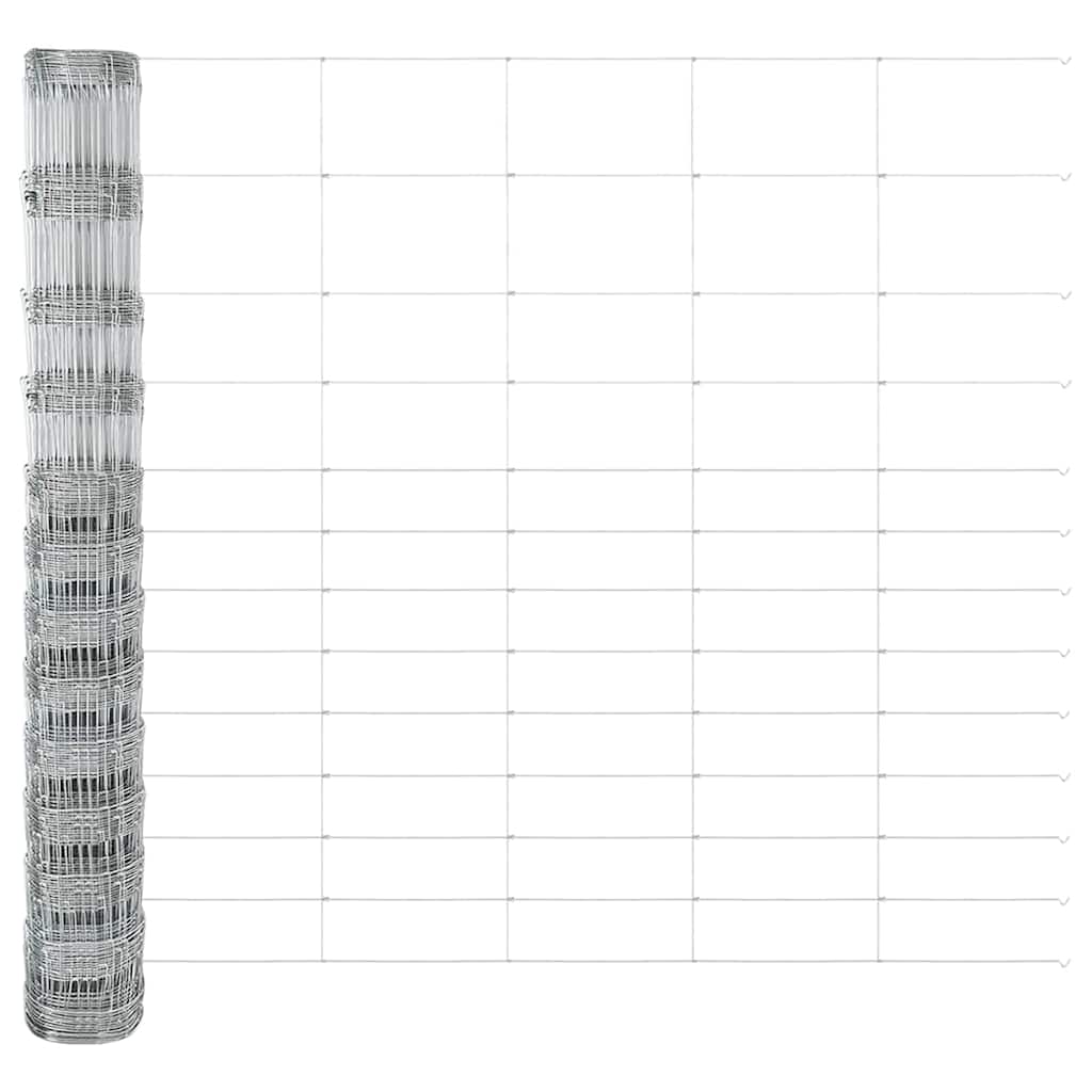 Welded Wire Fence with Concrete Base 50 x 1.5 m (W x H)