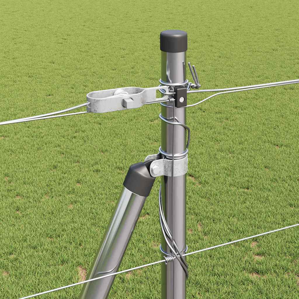 Welded Wire Fence with Concrete Base 50 x 1.5 m (W x H)