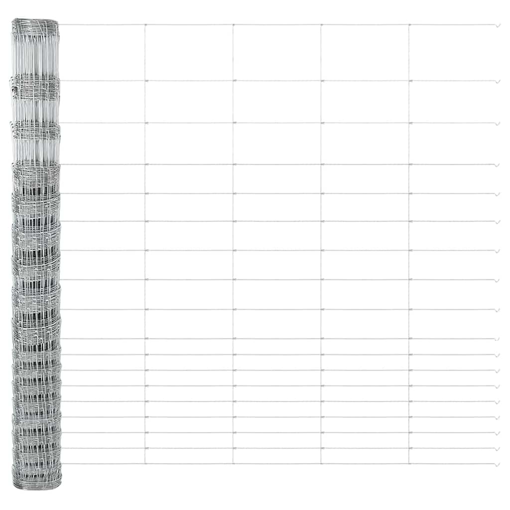 Welded Wire Fence with Concrete Base 50 x 1.5 m (W x H)