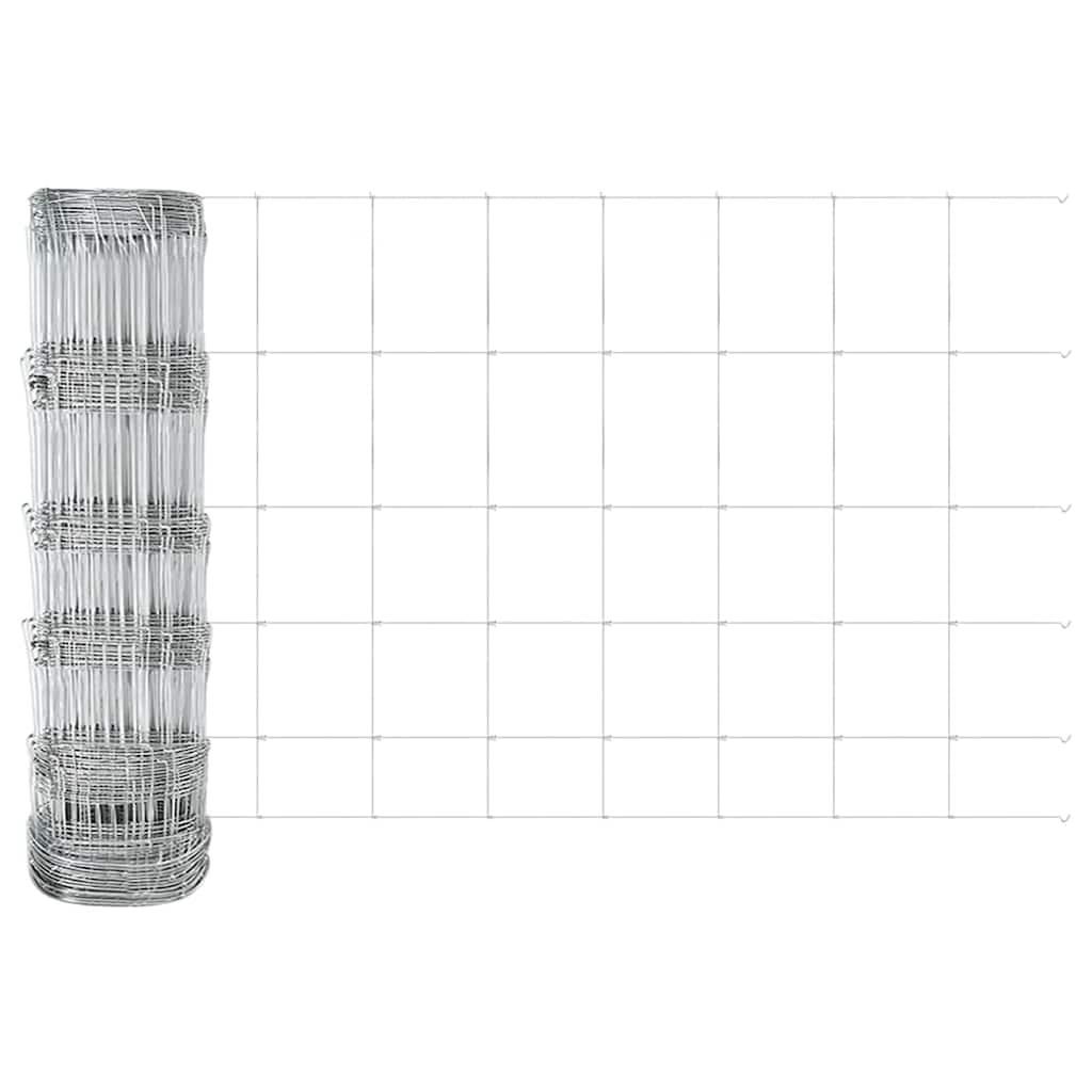 Welded Wire Fence with Concrete Base 100 x 0.8 m (W x H)
