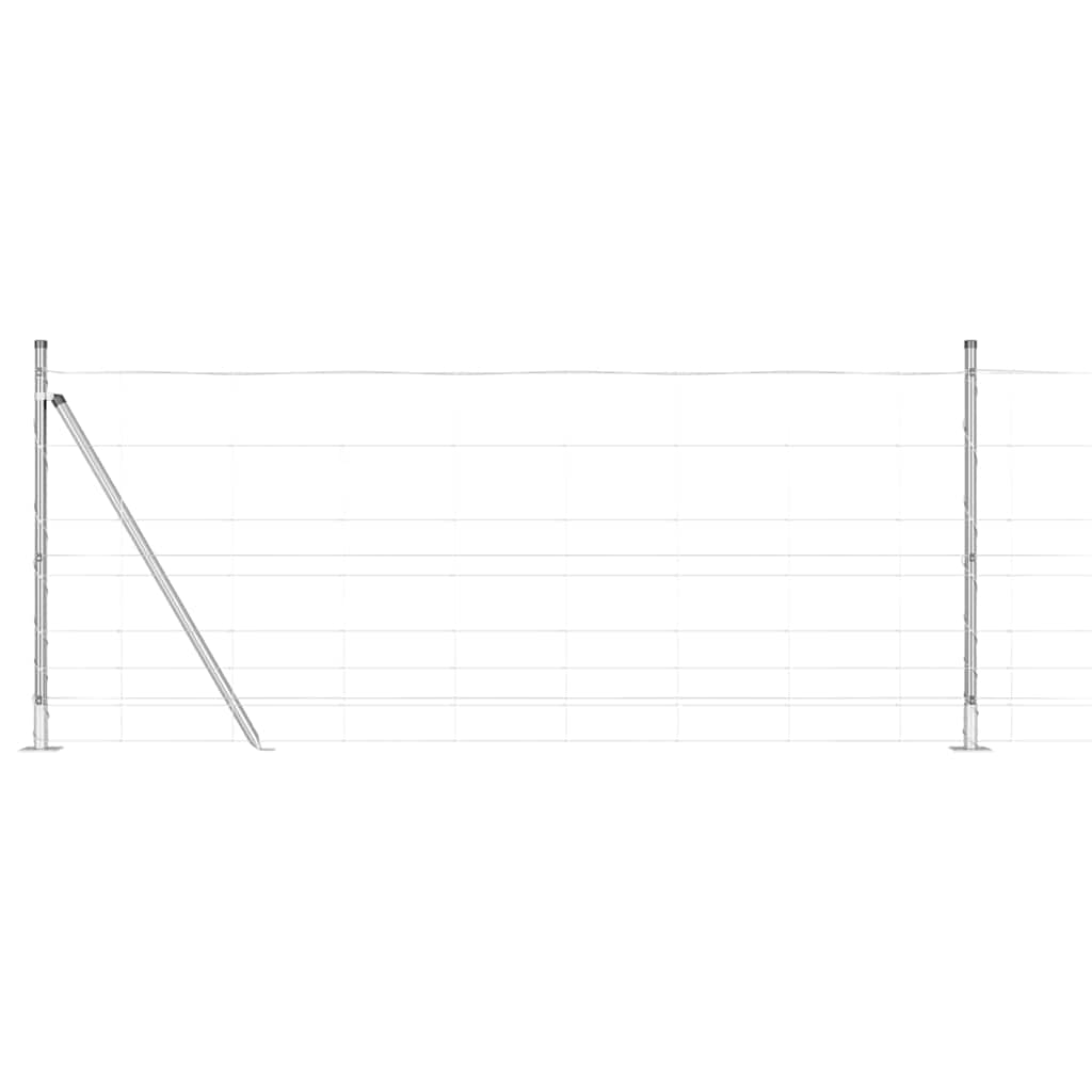 Fence Post Galvanized 100 x 1 m Steel