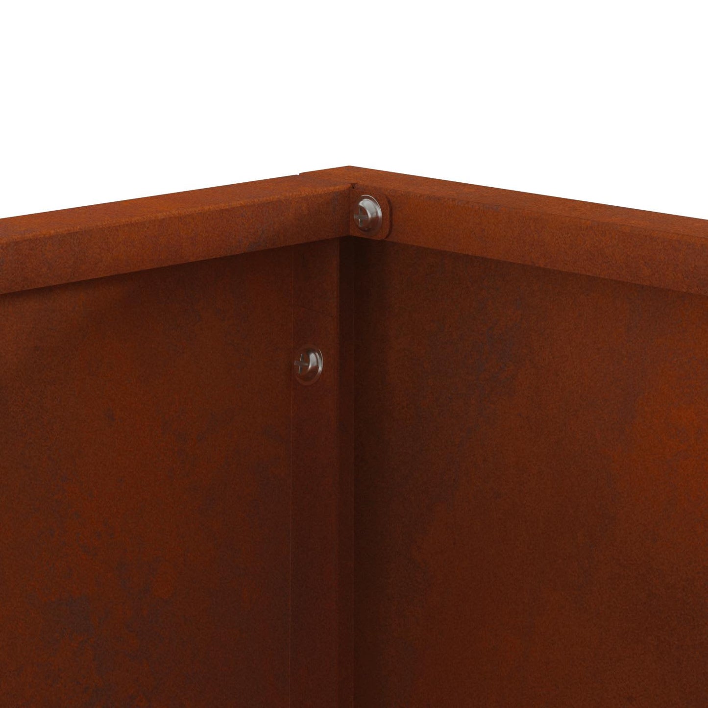 Fire Pit Brown 40 x 40 x 35 cm Weathering Steel