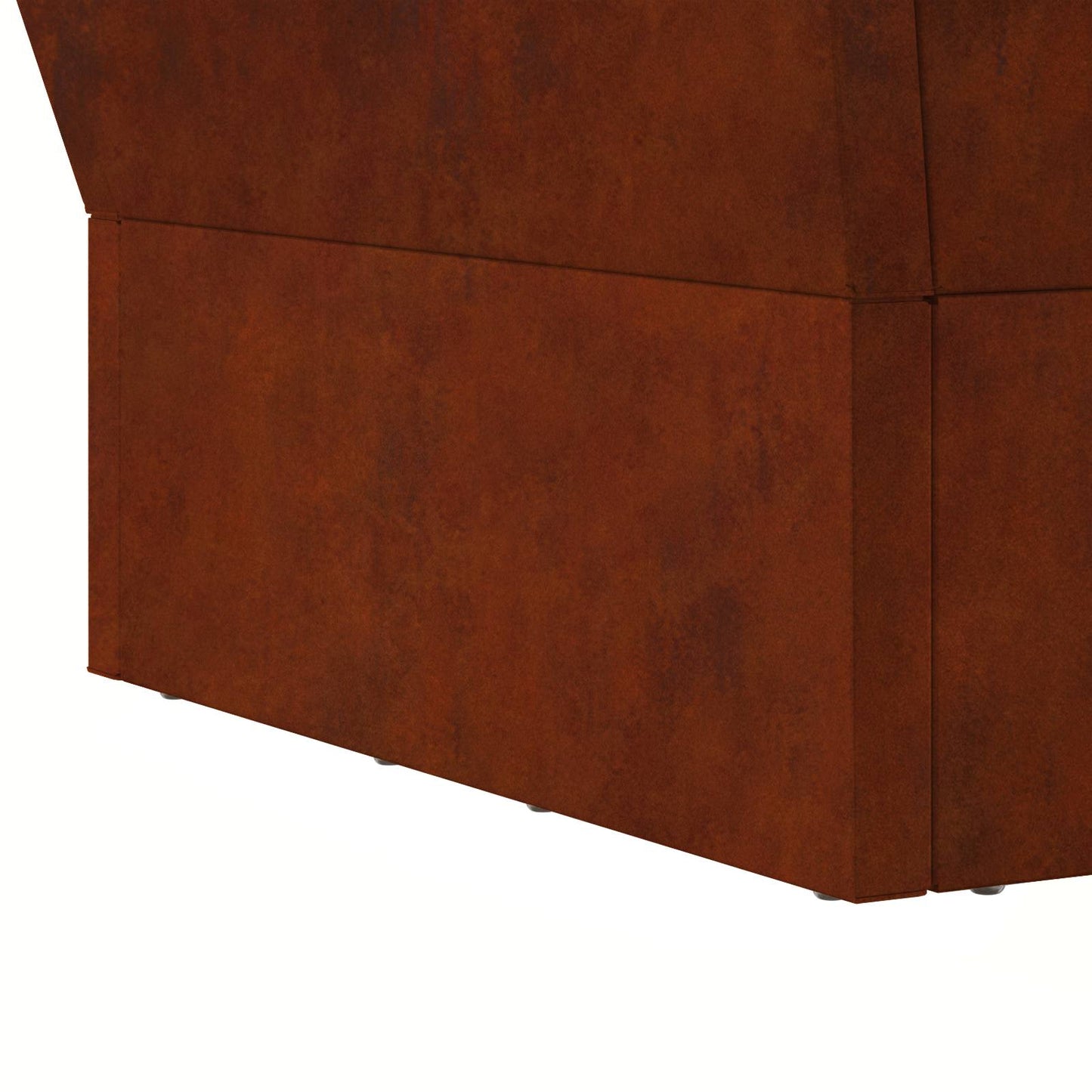 Fire Pit Brown 40 x 40 x 35 cm Weathering Steel