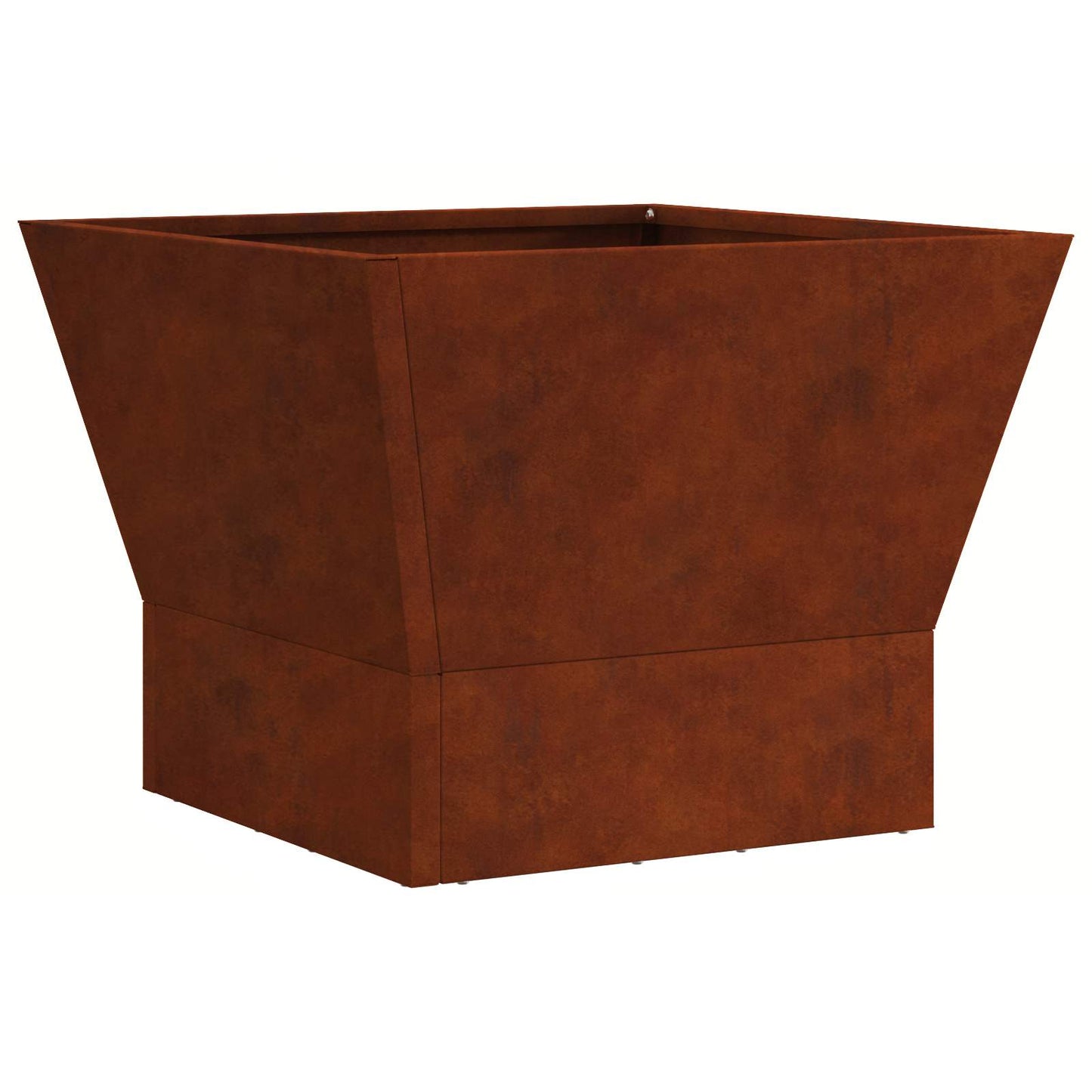 Fire Pit Brown 40 x 40 x 35 cm Weathering Steel