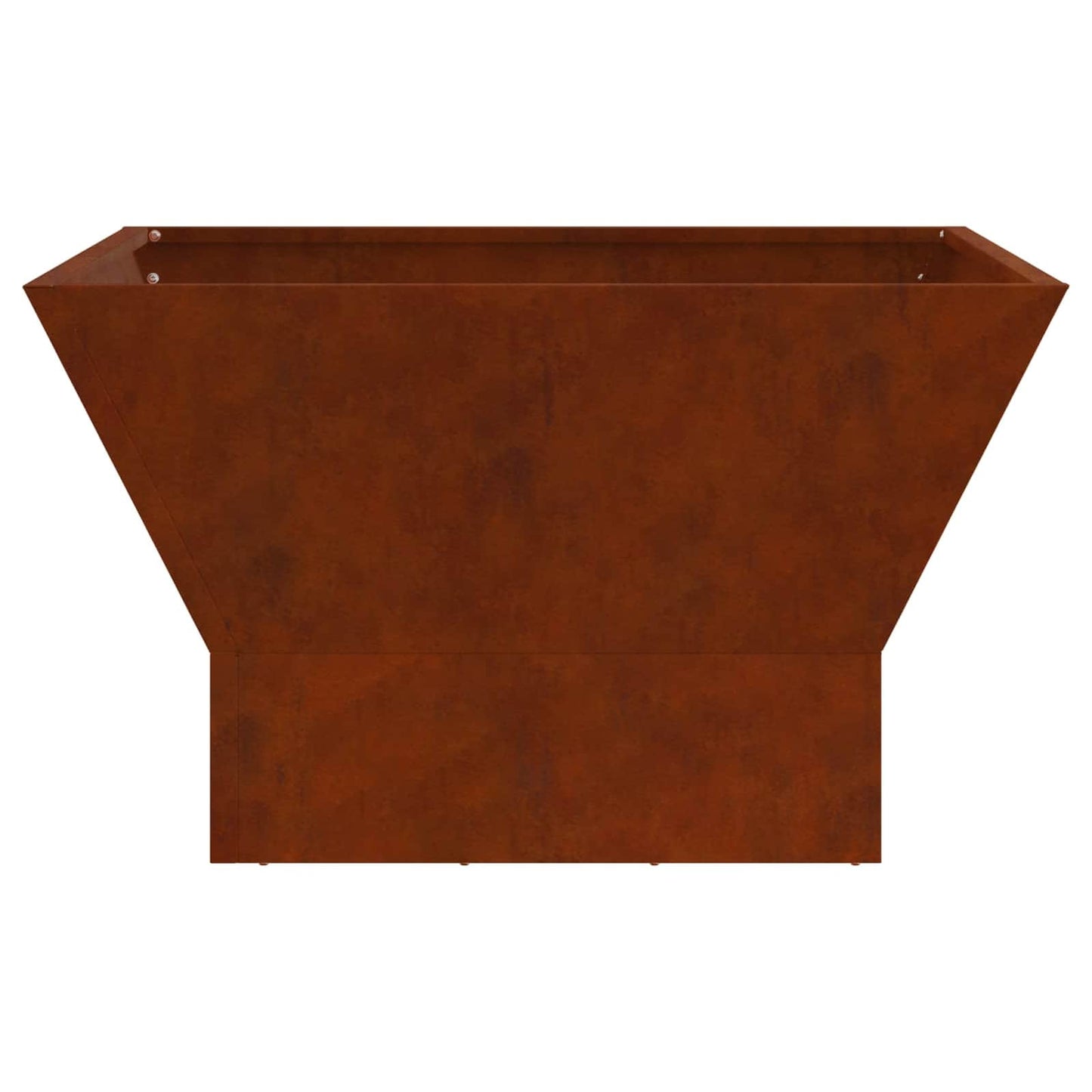 Fire Pit Brown 60 x 60 x 35 cm Weathering Steel