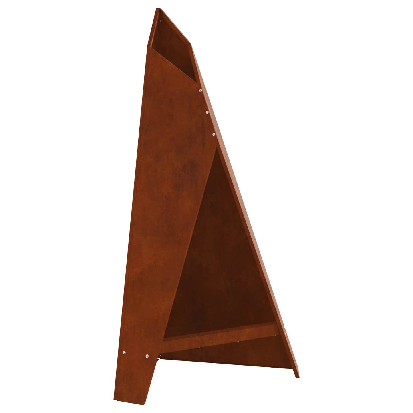 Fire Pit Brown 58 x 40 x 100 cm Weathering Steel