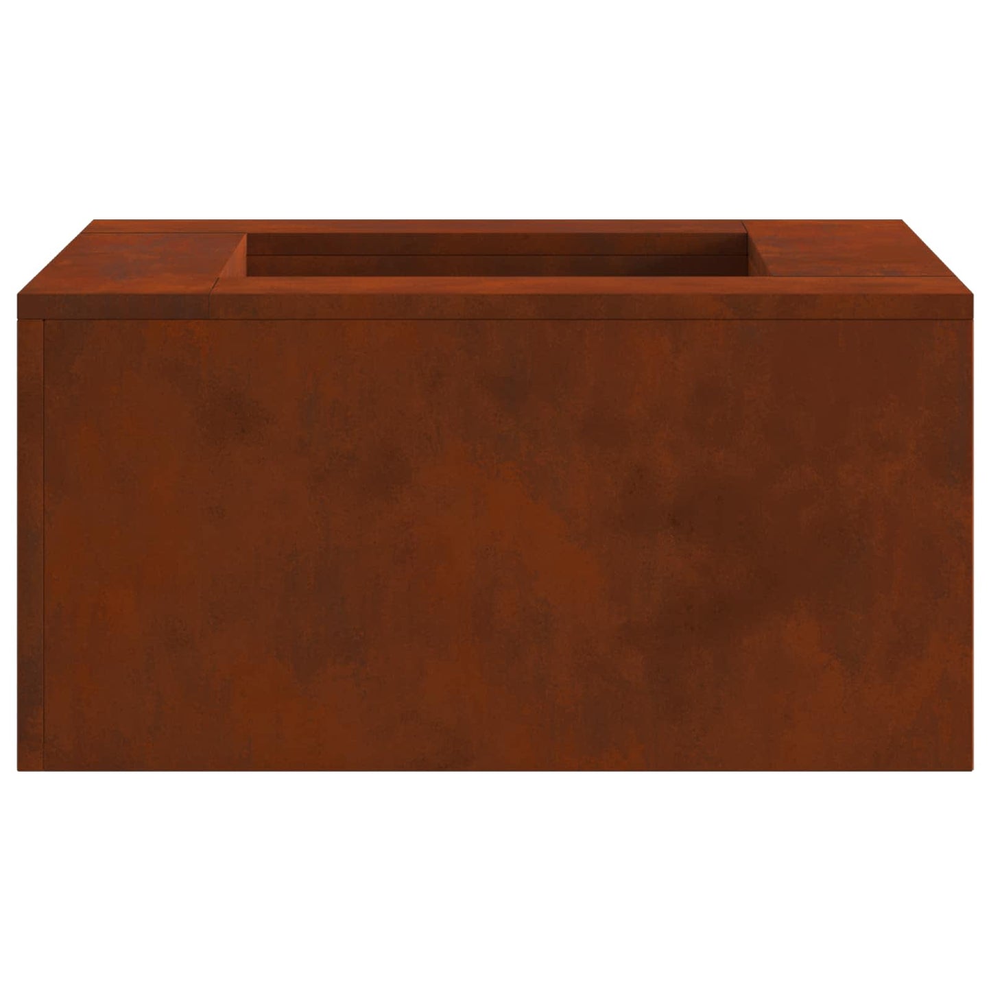 Fire Pit Brown 60 x 60 x 30 cm Weathering Steel