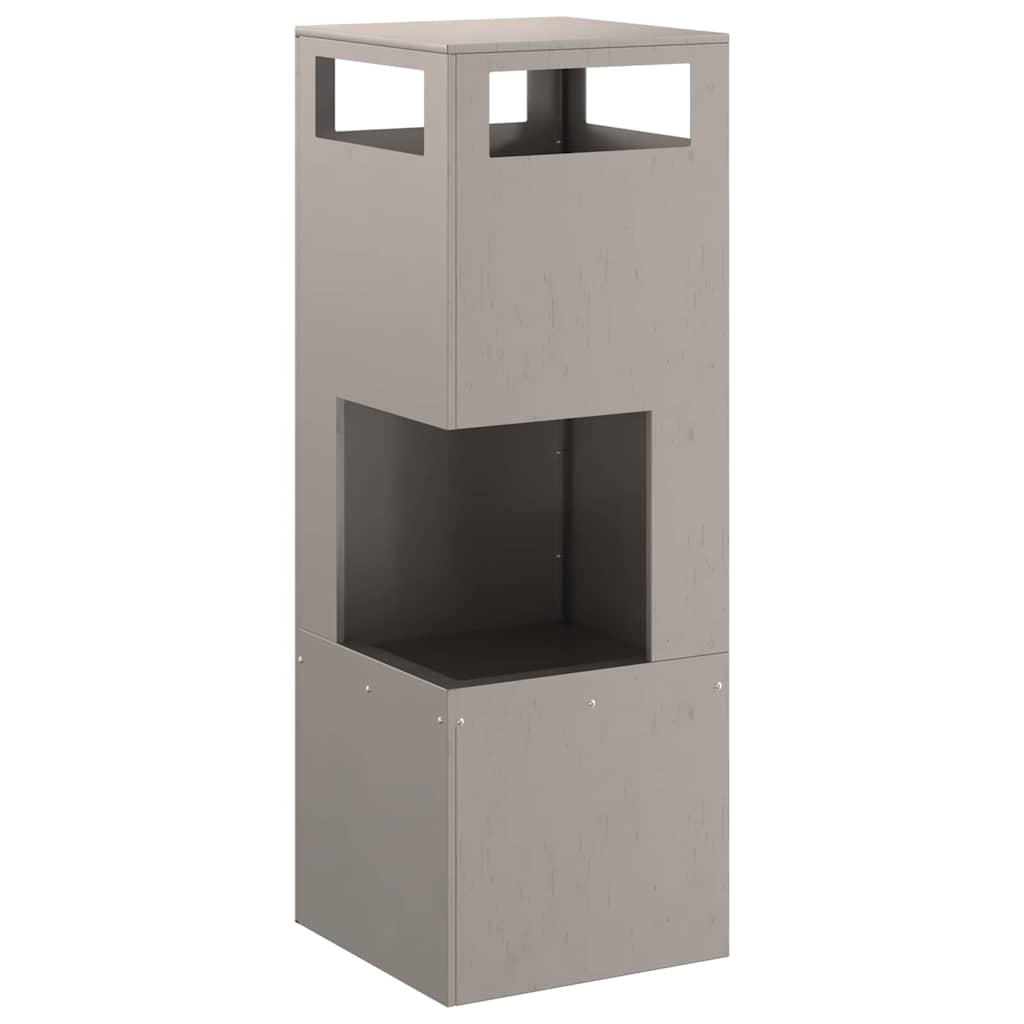 Fire Pit Brown 35 x 35 x 100 cm Weathering Steel