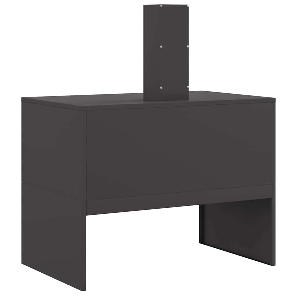 Fire Pit Black 80 x 50 x 96 cm Cold-rolled Steel