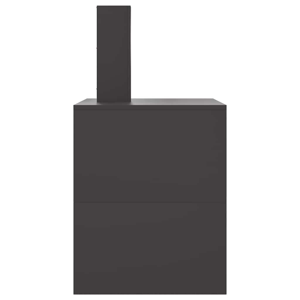 Fire Pit Black 80 x 50 x 96 cm Cold-rolled Steel