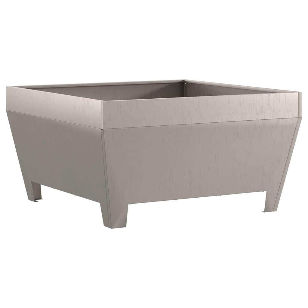 Fire Pit Brown 80 x 80 x 43 cm Weathering Steel