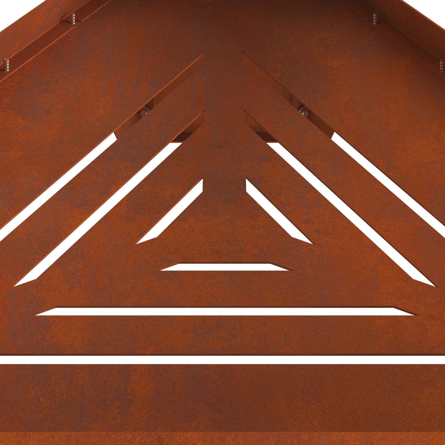 Fire Pit Brown 50 x 43 x 52 cm Weathering Steel