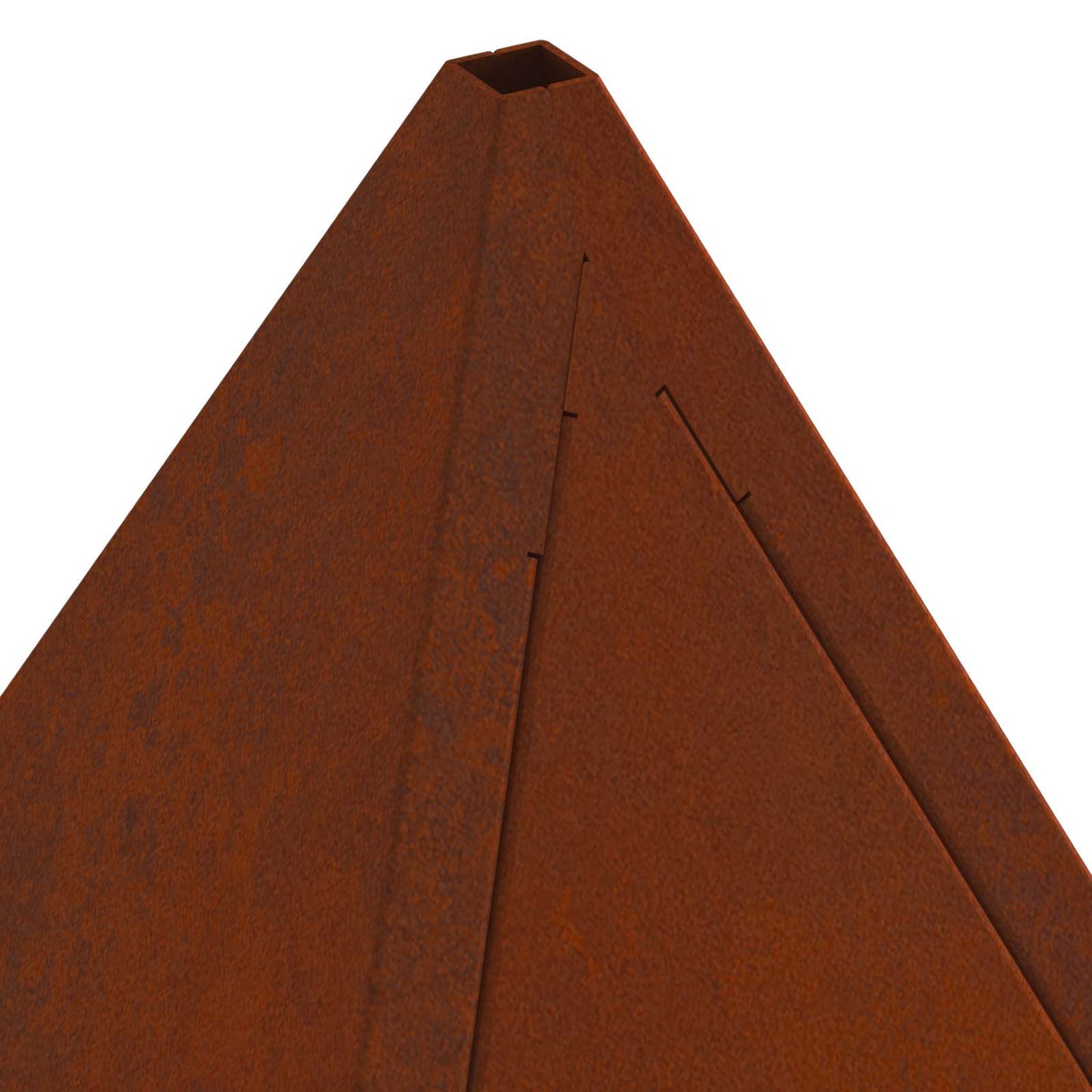 Fire Pit Brown 50 x 50 x 51 cm Weathering Steel