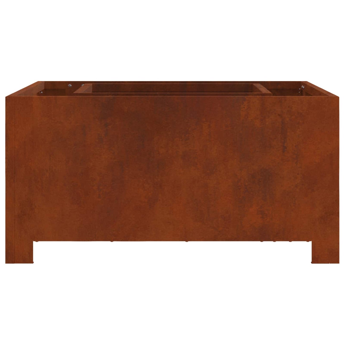 Fire Pit Brown 60 x 60 x 30 cm Weathering Steel