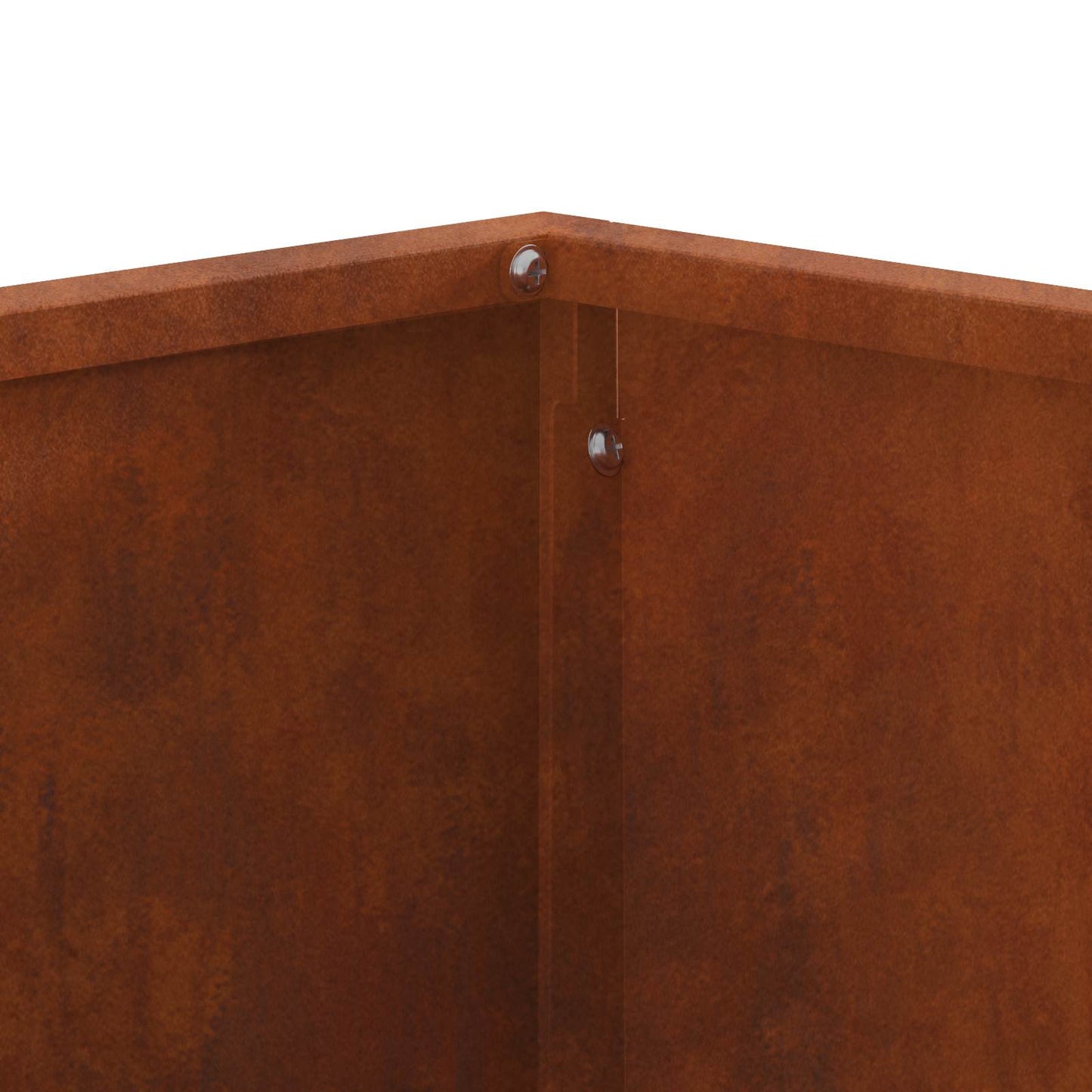Fire Pit Brown 60 x 60 x 30 cm Weather Steel