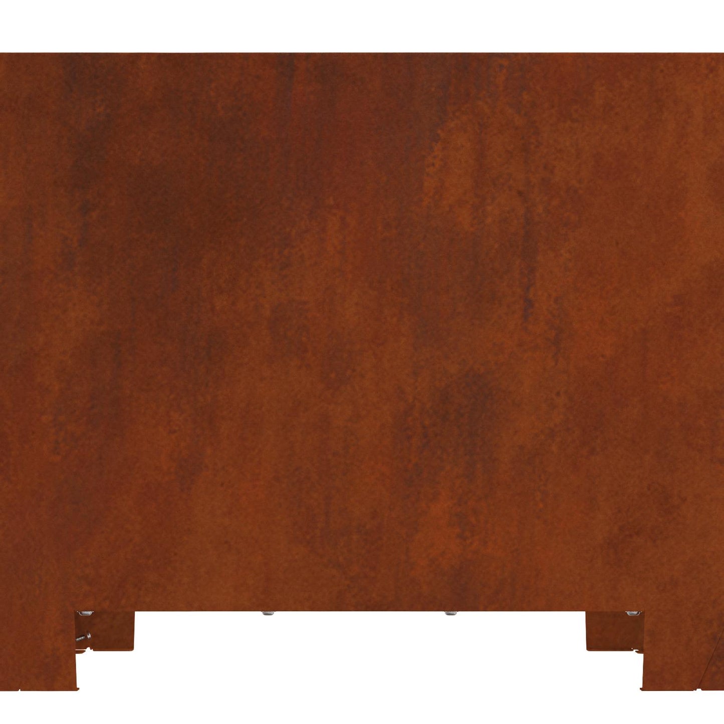 Fire Pit Brown 60 x 60 x 30 cm Weather Steel