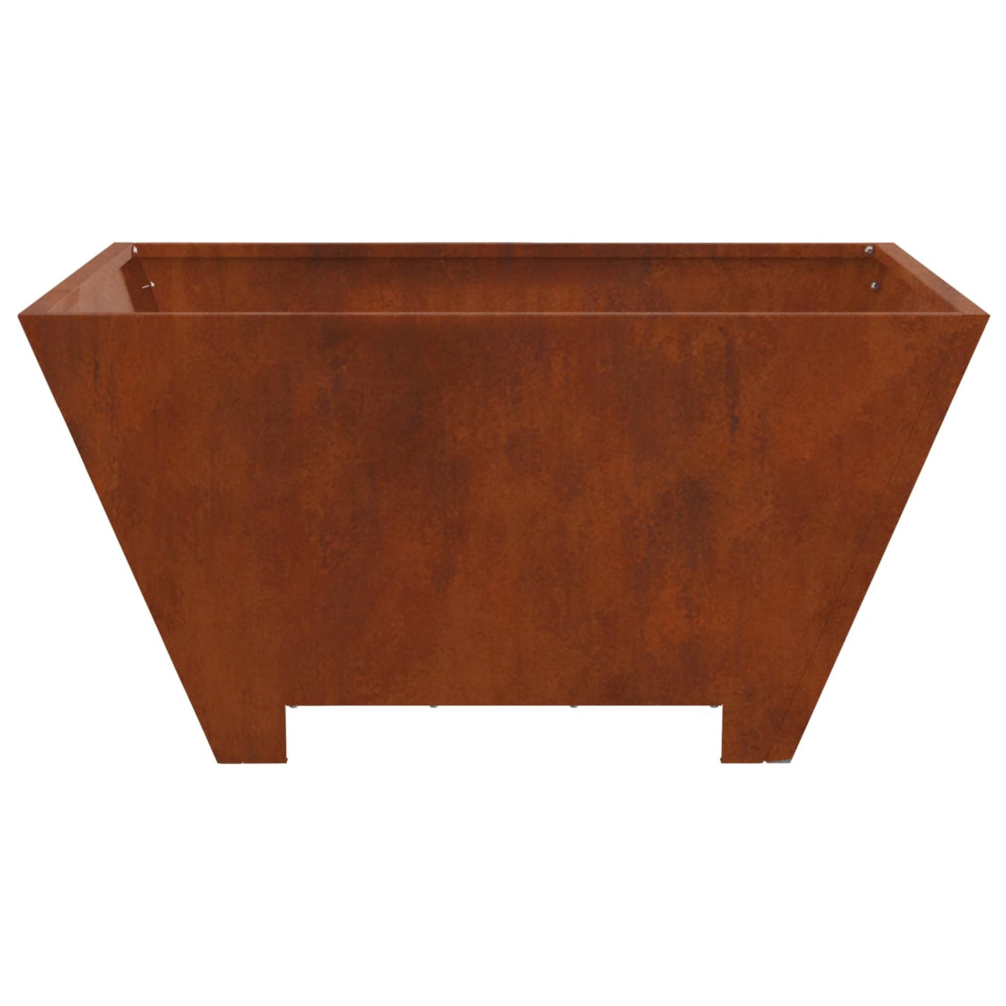 Fire Pit Brown 60 x 60 x 30 cm Weather Steel