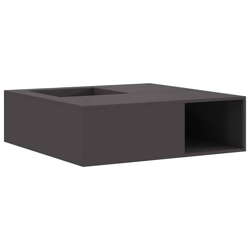 Fire Pit Black 100 x 100 x 30 cm Steel