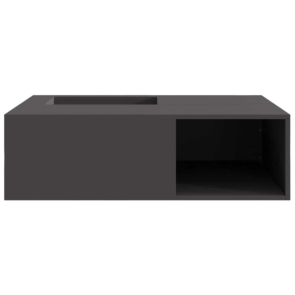 Fire Pit Black 100 x 100 x 30 cm Steel