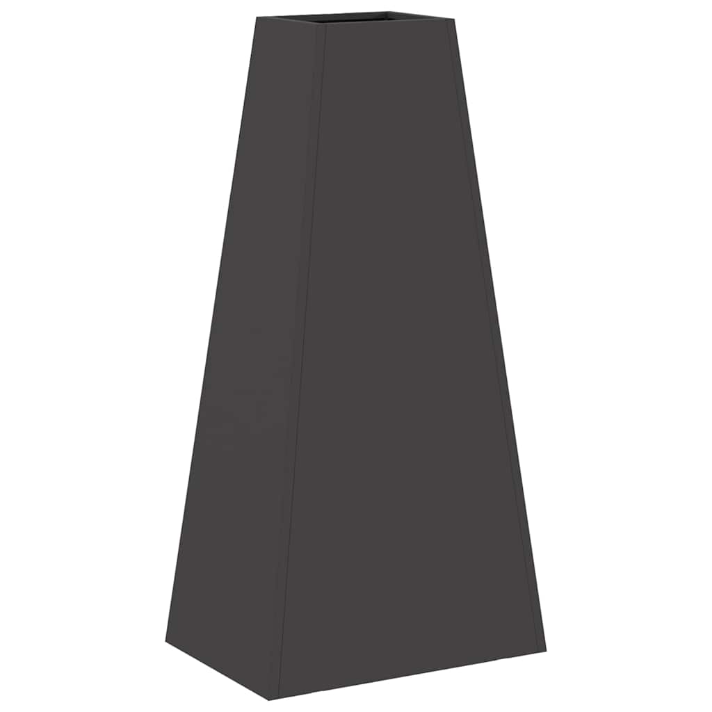 Fire Pit Black 50 x 35 x 100 cm Steel