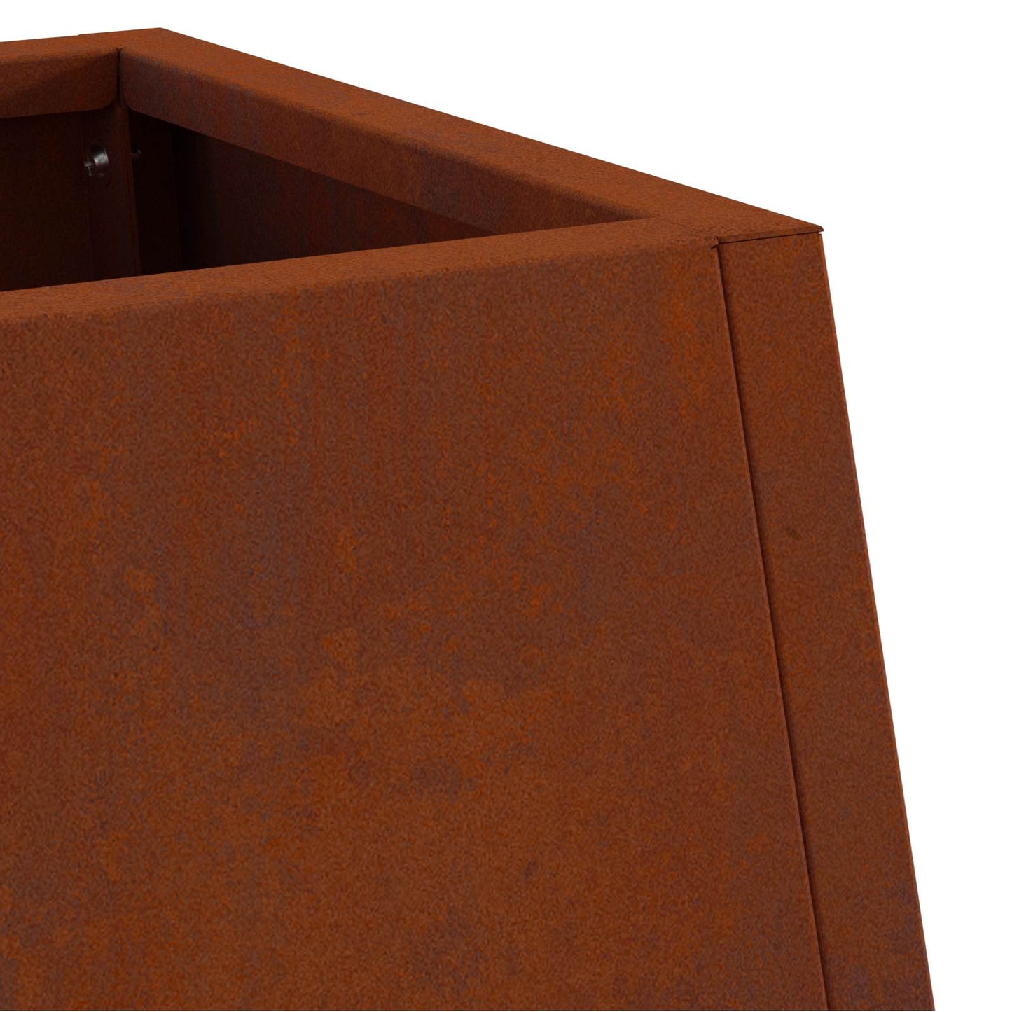 Fire Pit Brown 50 x 35 x 100 cm Weathering Steel