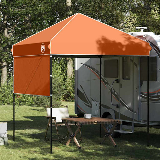Canopy Tent 194 x 194 x 251 cm Orange Fabric