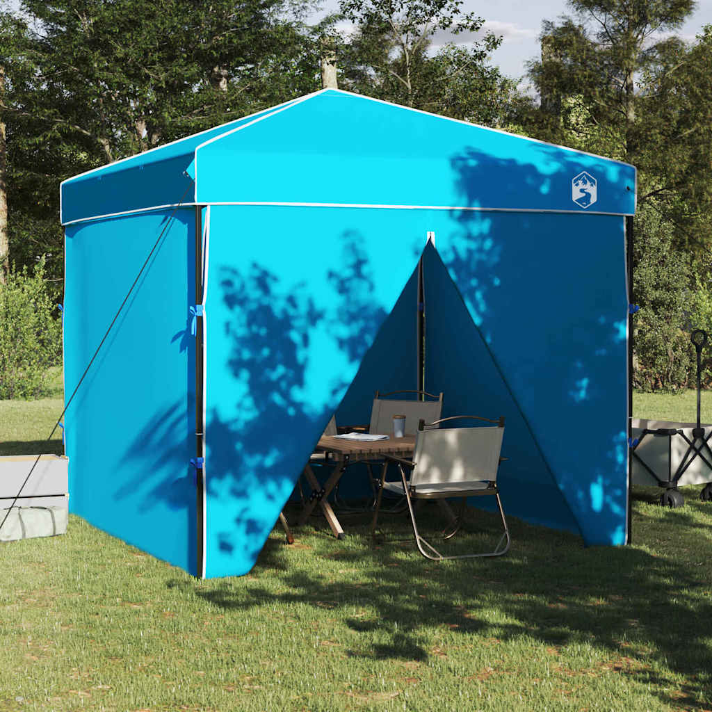 Canopy Tent 243 x 243 x 251 cm Blue Fabric