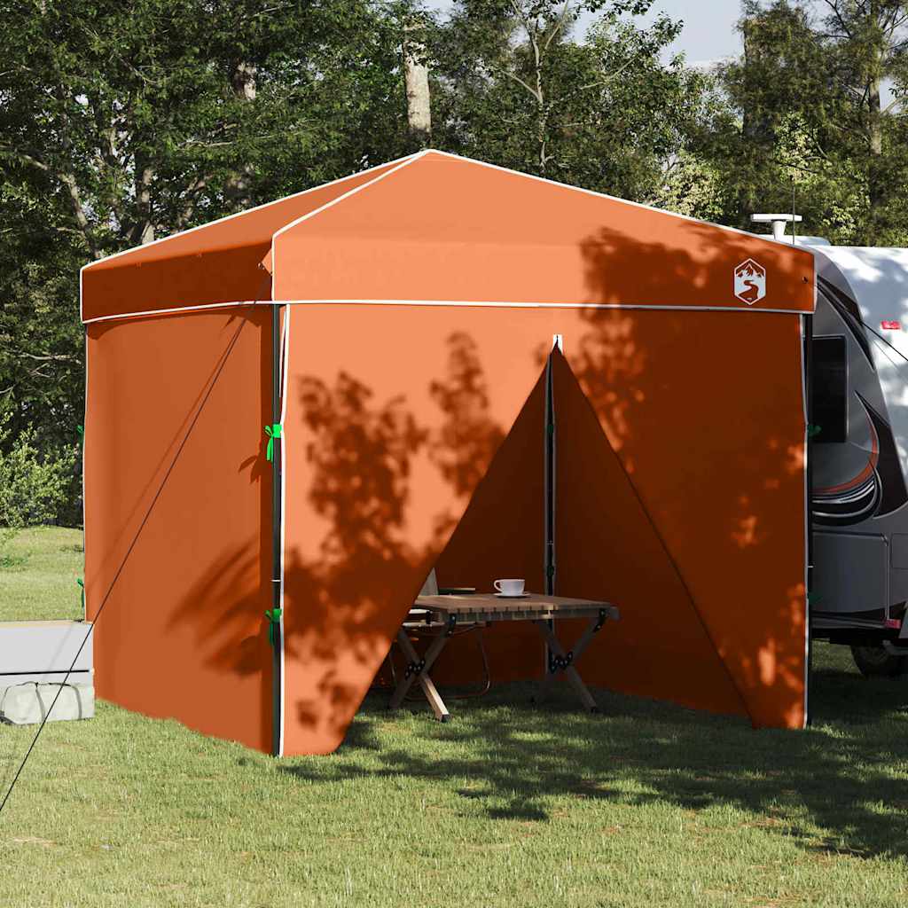 Canopy Tent Manual Orange 243 x 243 x 251 cm Fabric