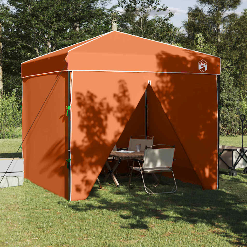 Canopy Tent 243 x 243 x 251 cm Orange Fabric