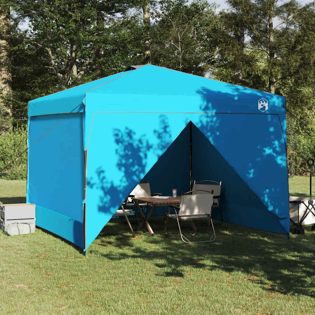 Canopy Tent 290 x 290 x 251 cm Blue Fabric