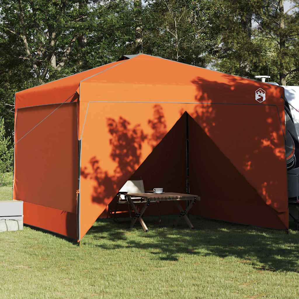 Canopy Tent Manual Orange 290 x 290 x 251 cm Fabric