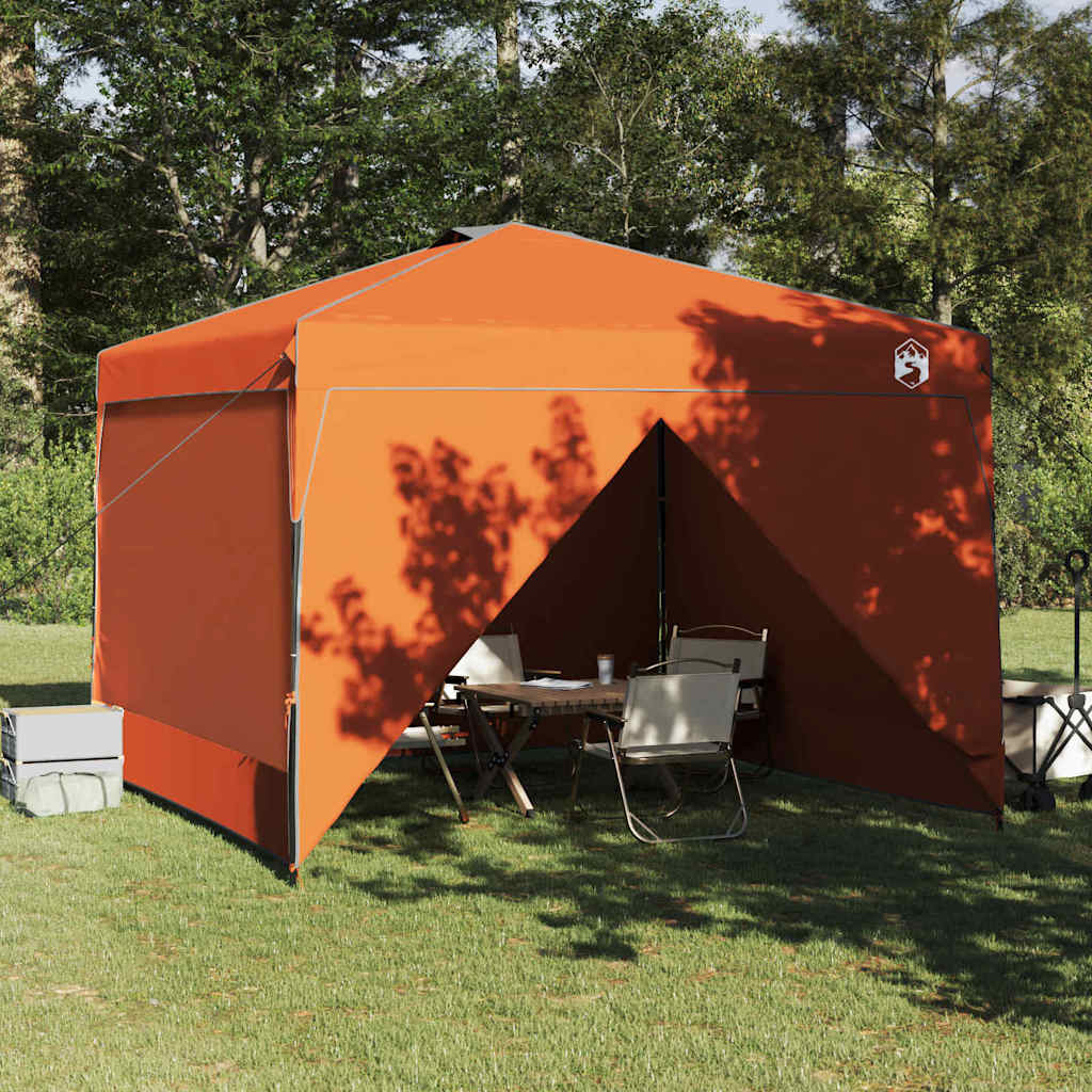 Canopy Tent 290 x 290 x 251 cm Orange Fabric