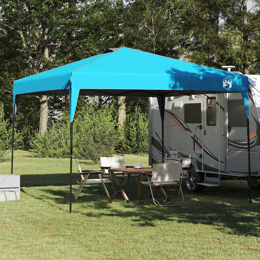 Canopy Tent 290 x 290 x 251 cm Blue Fabric