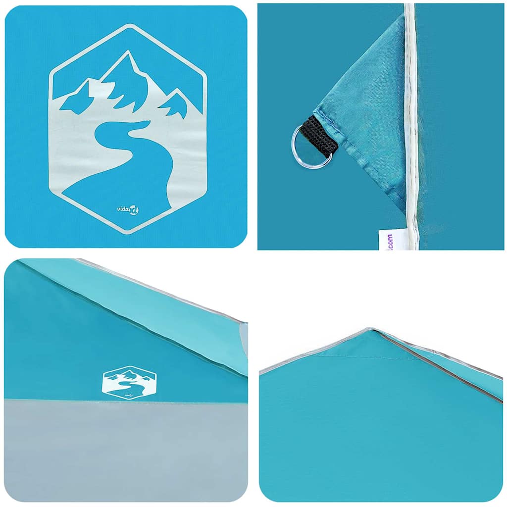 Canopy Tent 395 x 395 x 251 cm Blue Fabric