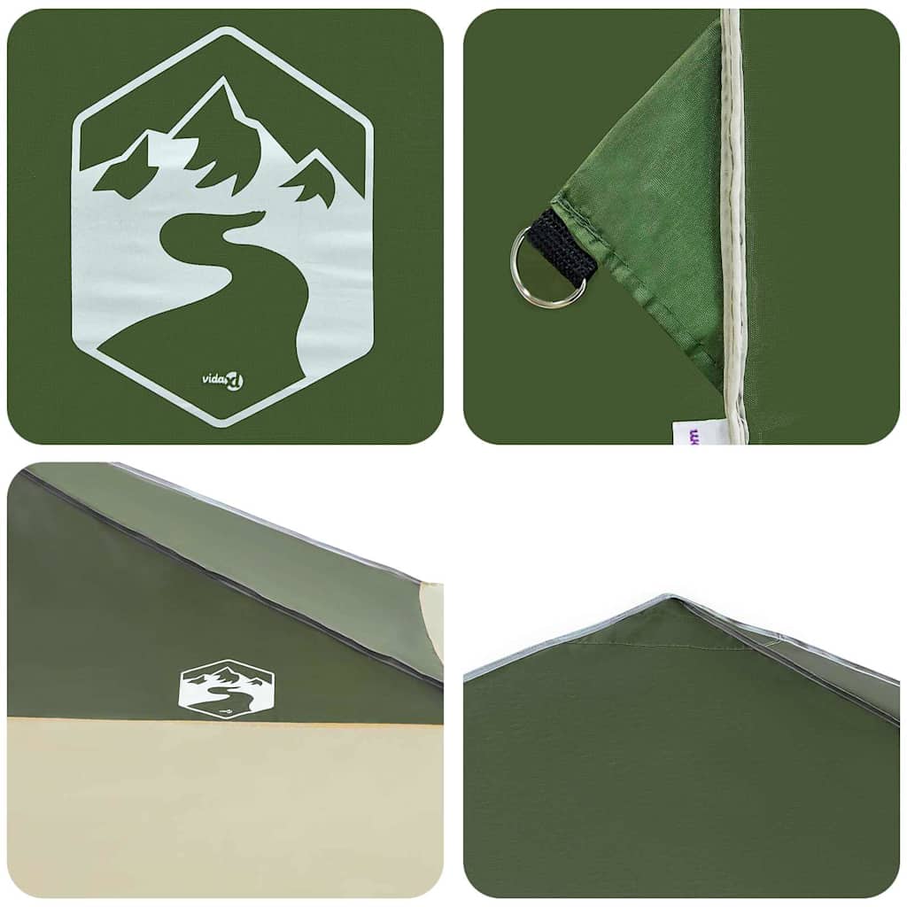 Canopy Tent 395 x 395 x 251 cm Green Fabric