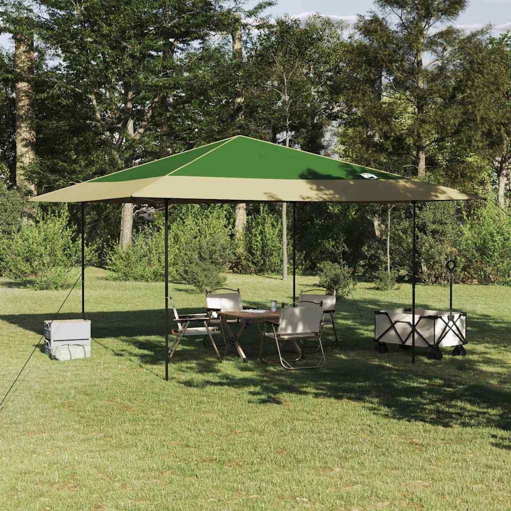 Canopy Tent 395 x 395 x 251 cm Green Fabric