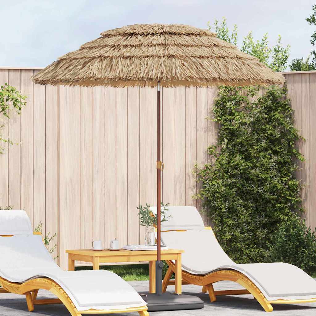 Garden Parasol Natural 160 x 160 x 196 cm