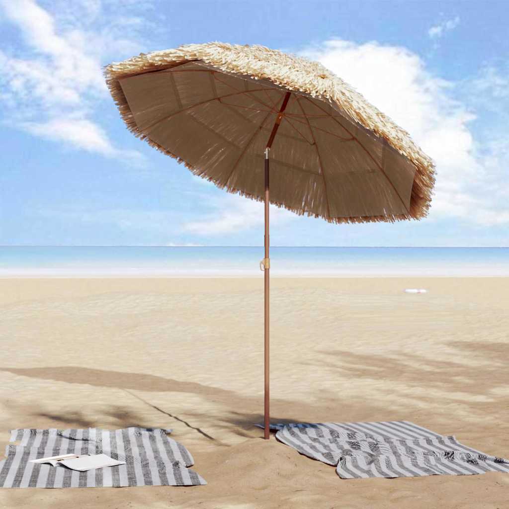 Garden Parasol Natural 160 x 160 x 196 cm