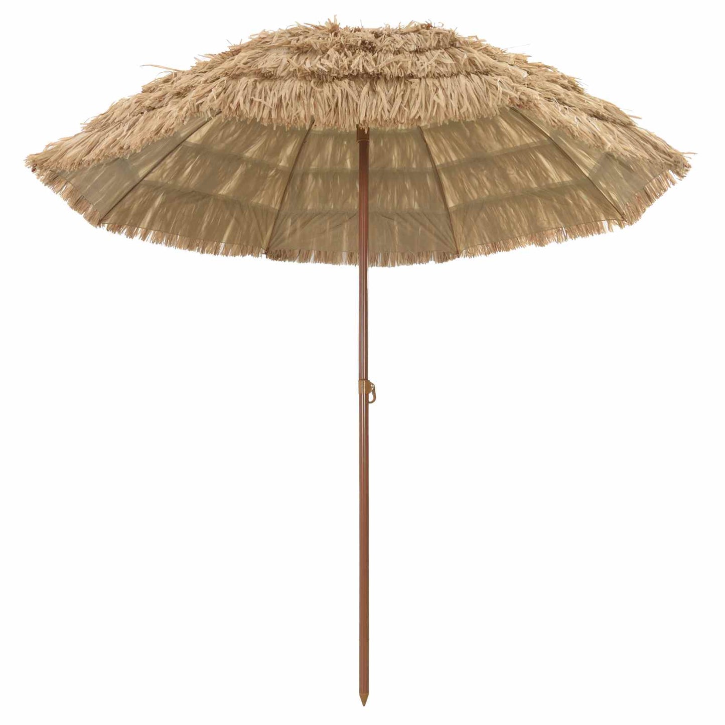Beach Parasol Natural 205 x 205 x 210 cm Polyester and Steel