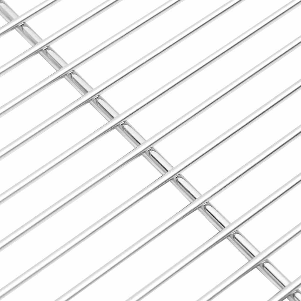 Grill Grate 45 x 40 cm Stainless Steel Silver